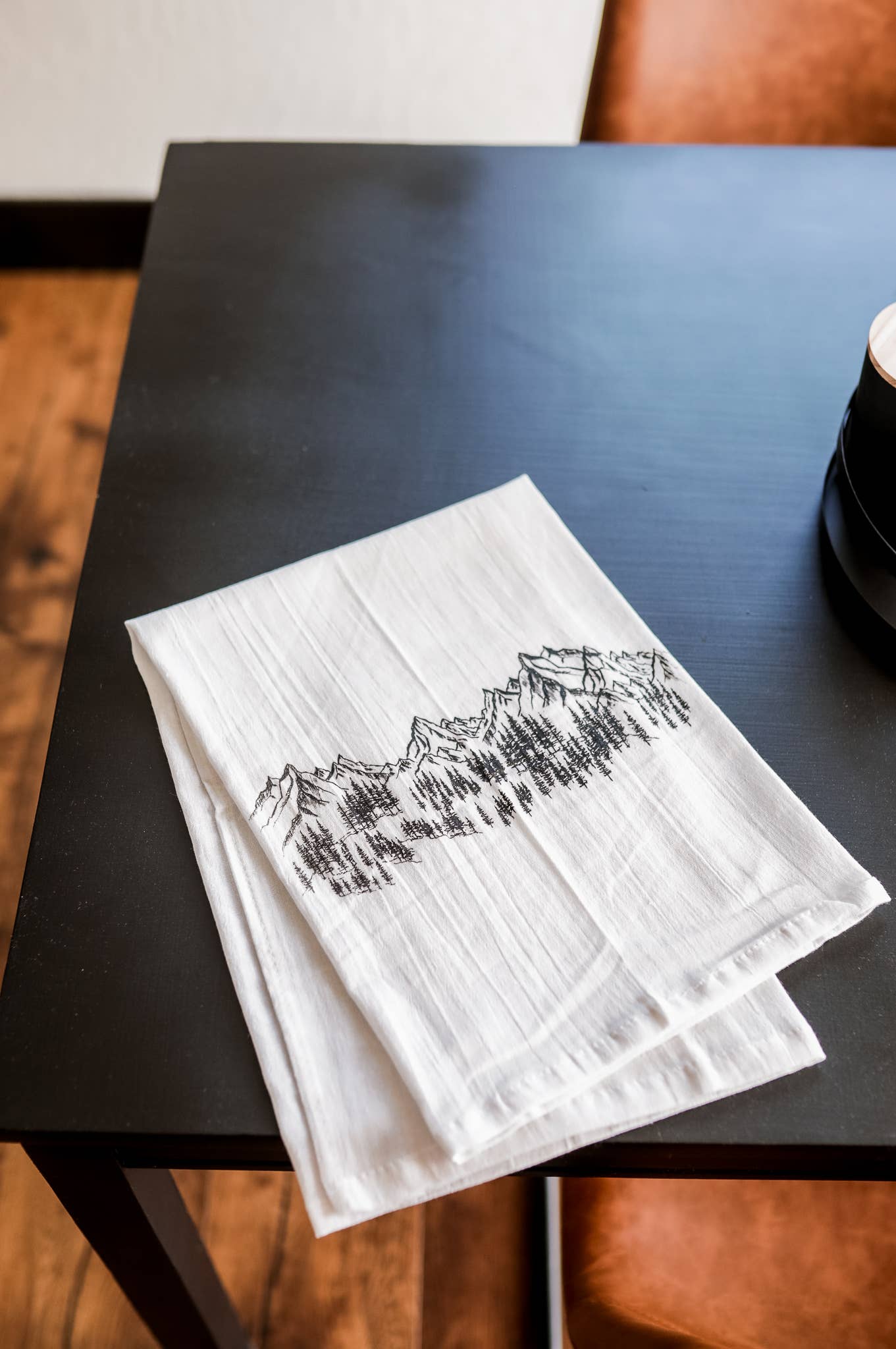 Tea Towel - Mountain Sketch