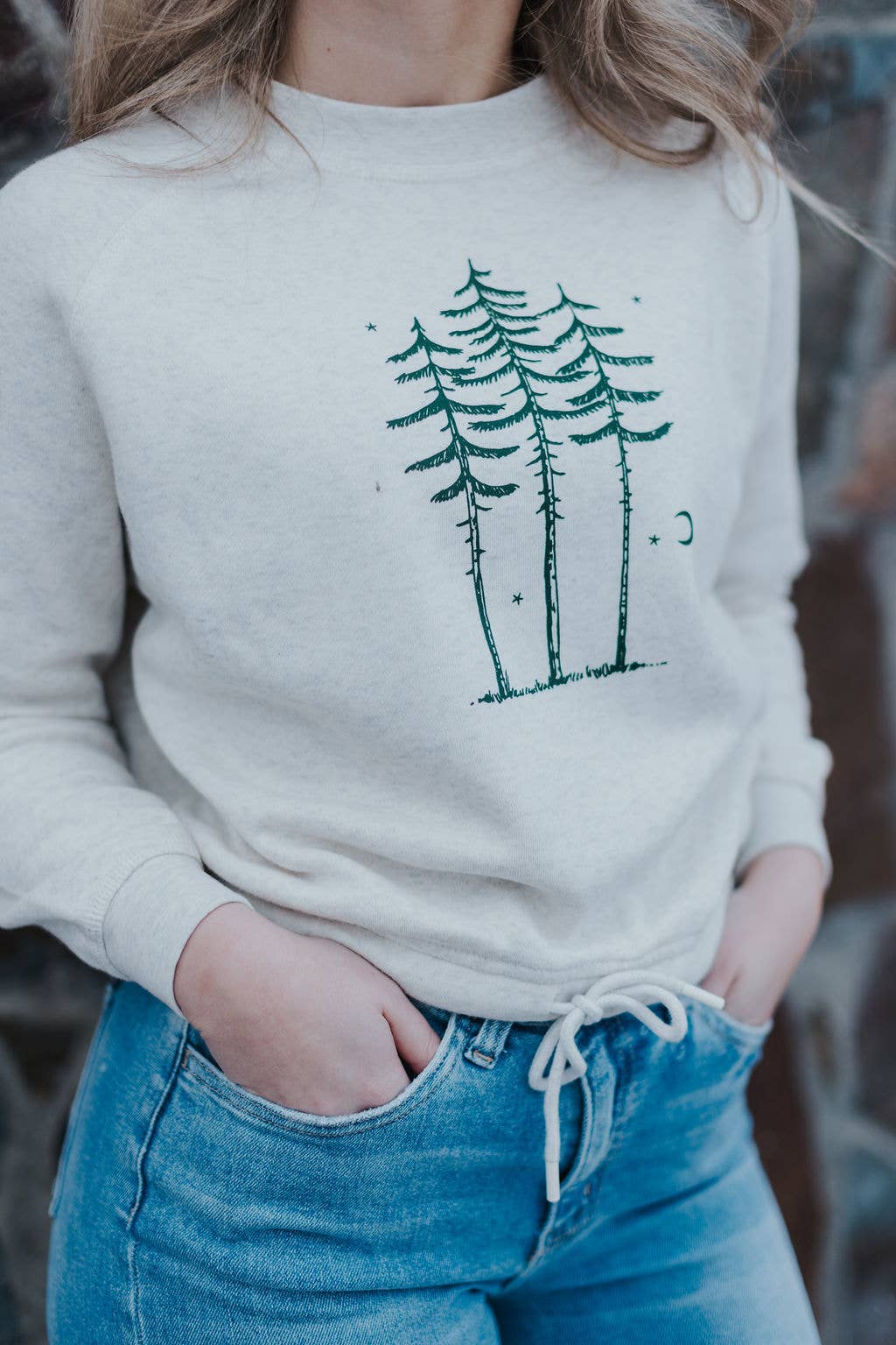 Three Trees Ladies Boxy Fleece