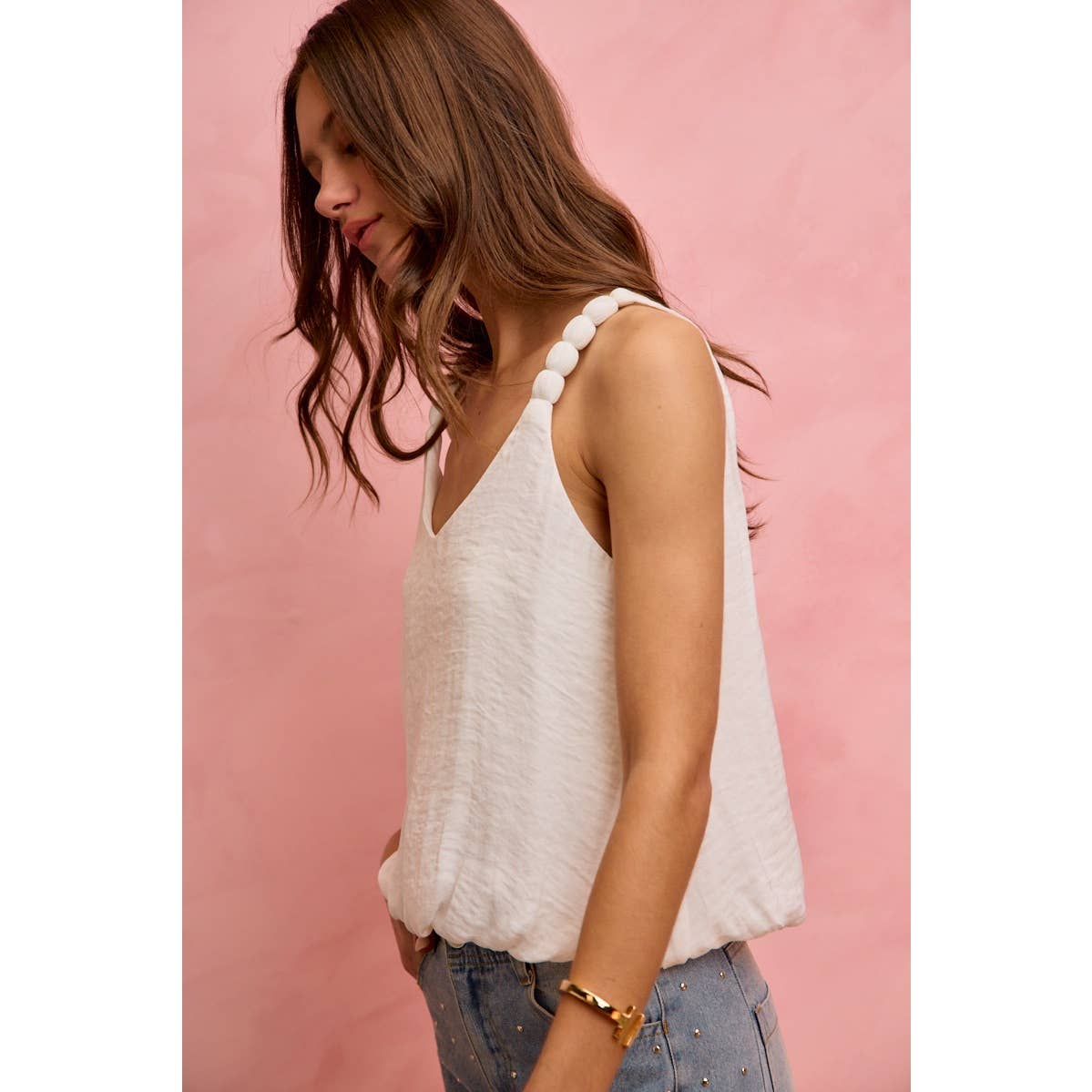Bubble Hem Tank Top