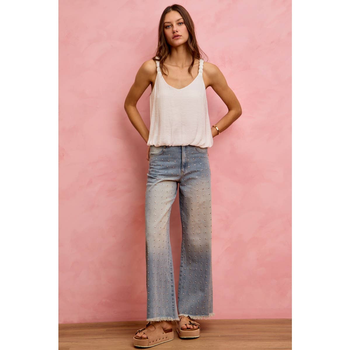 Bubble Hem Tank Top