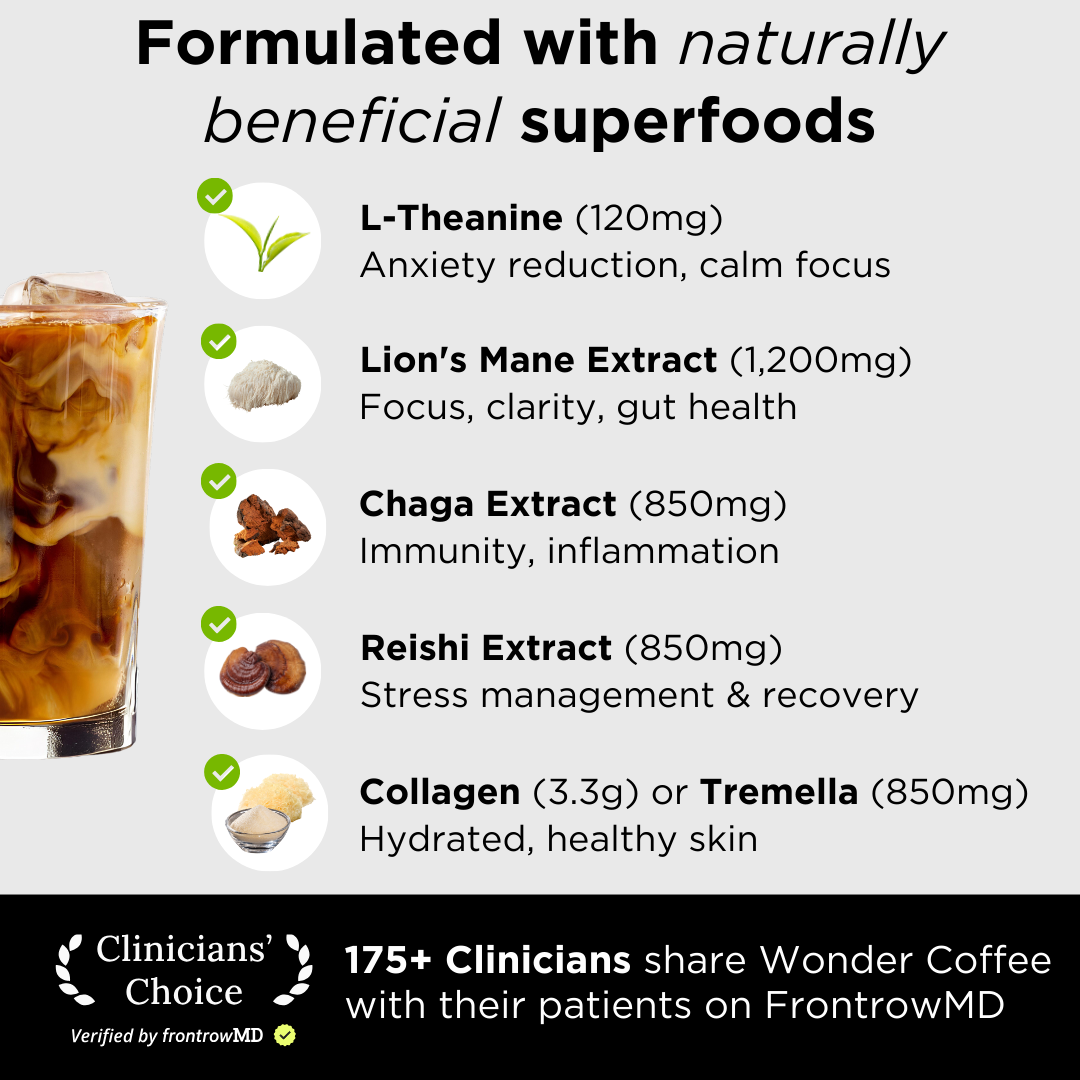 Wonder Coffee – Functional Mushroom Coffee (30 Servings)
