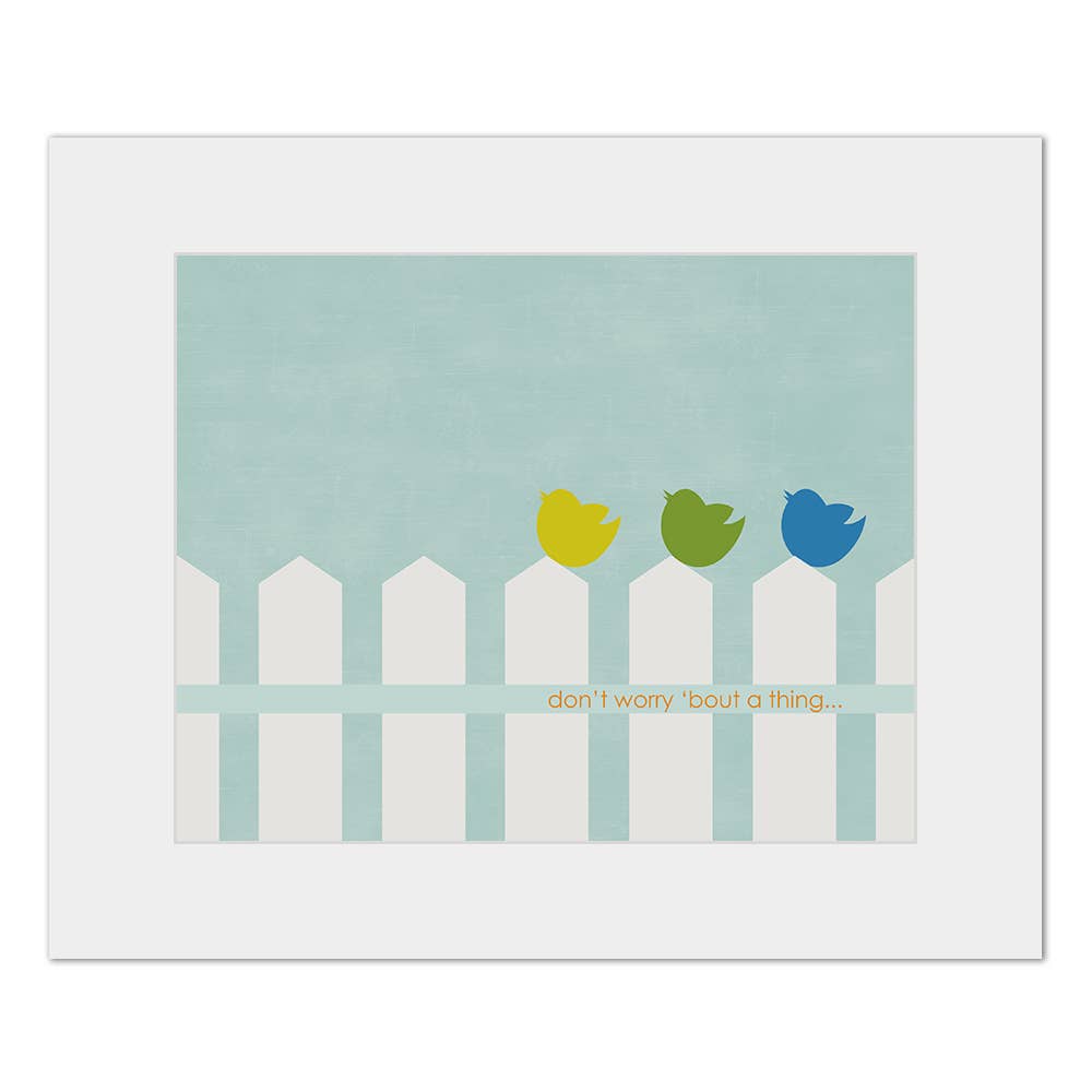 Bob Marley | Three Little Birds inspirational song lyric art