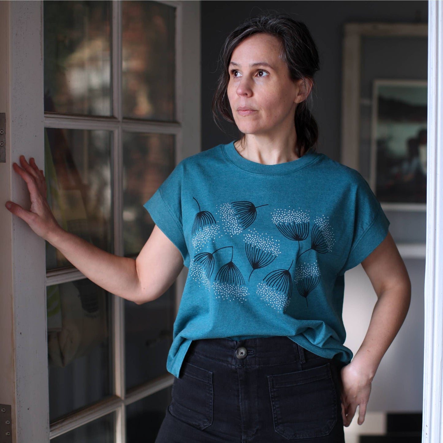 Eucalyptus Flowers Boxy Tee