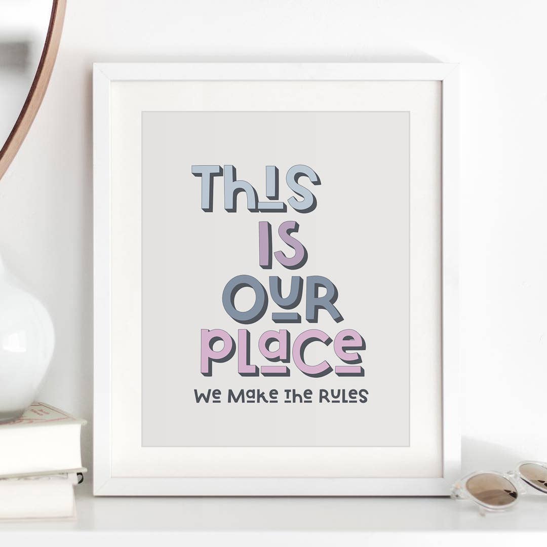 Taylor Swift | Lover song lyric music wall art print
