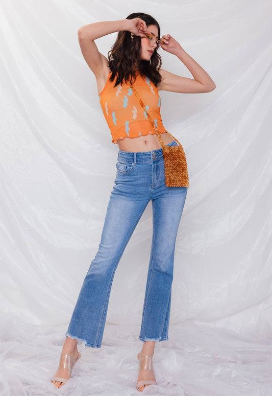 Mini Bootcut Jeans