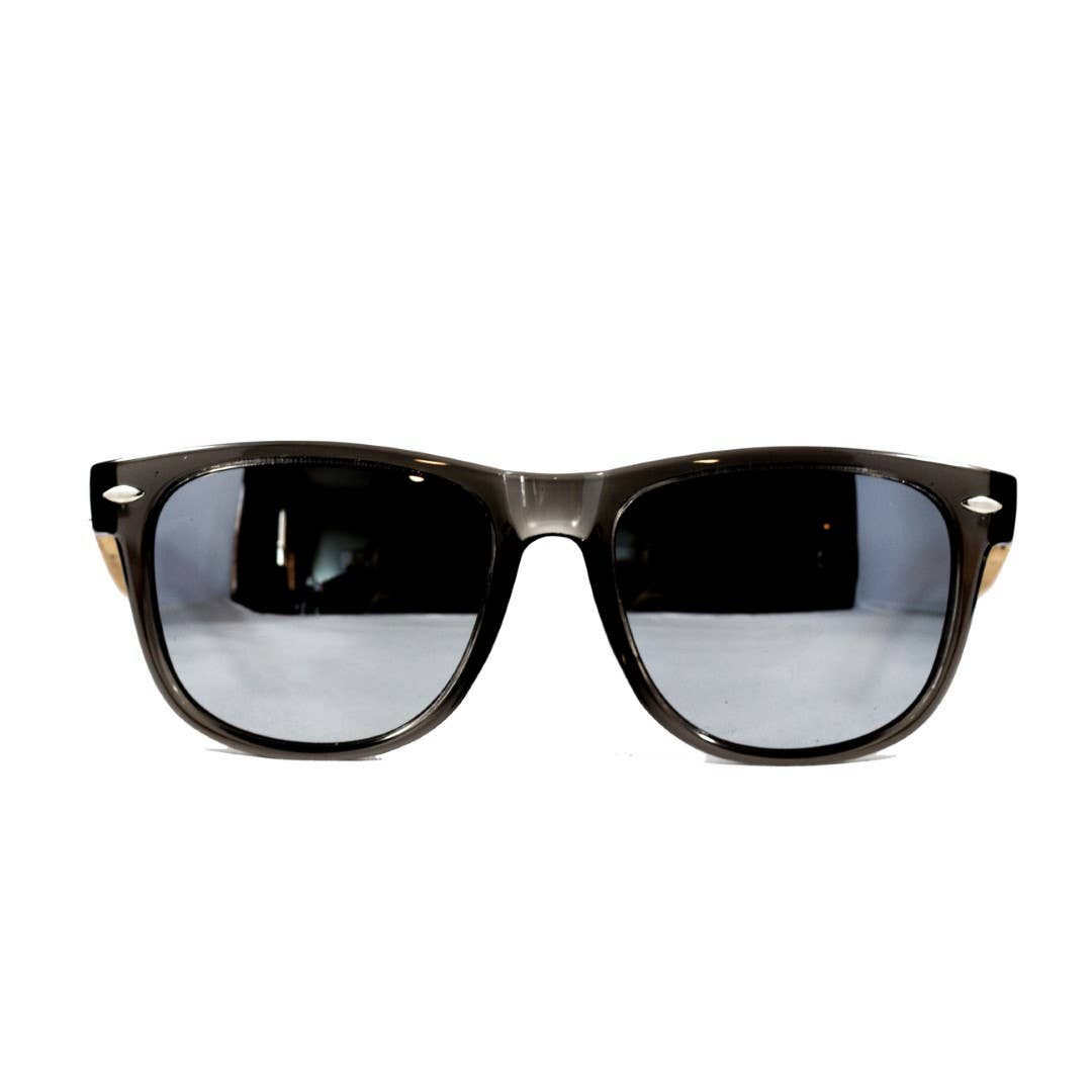 Real Wood Sunglasses - Grey Zebra Wood Wanderers