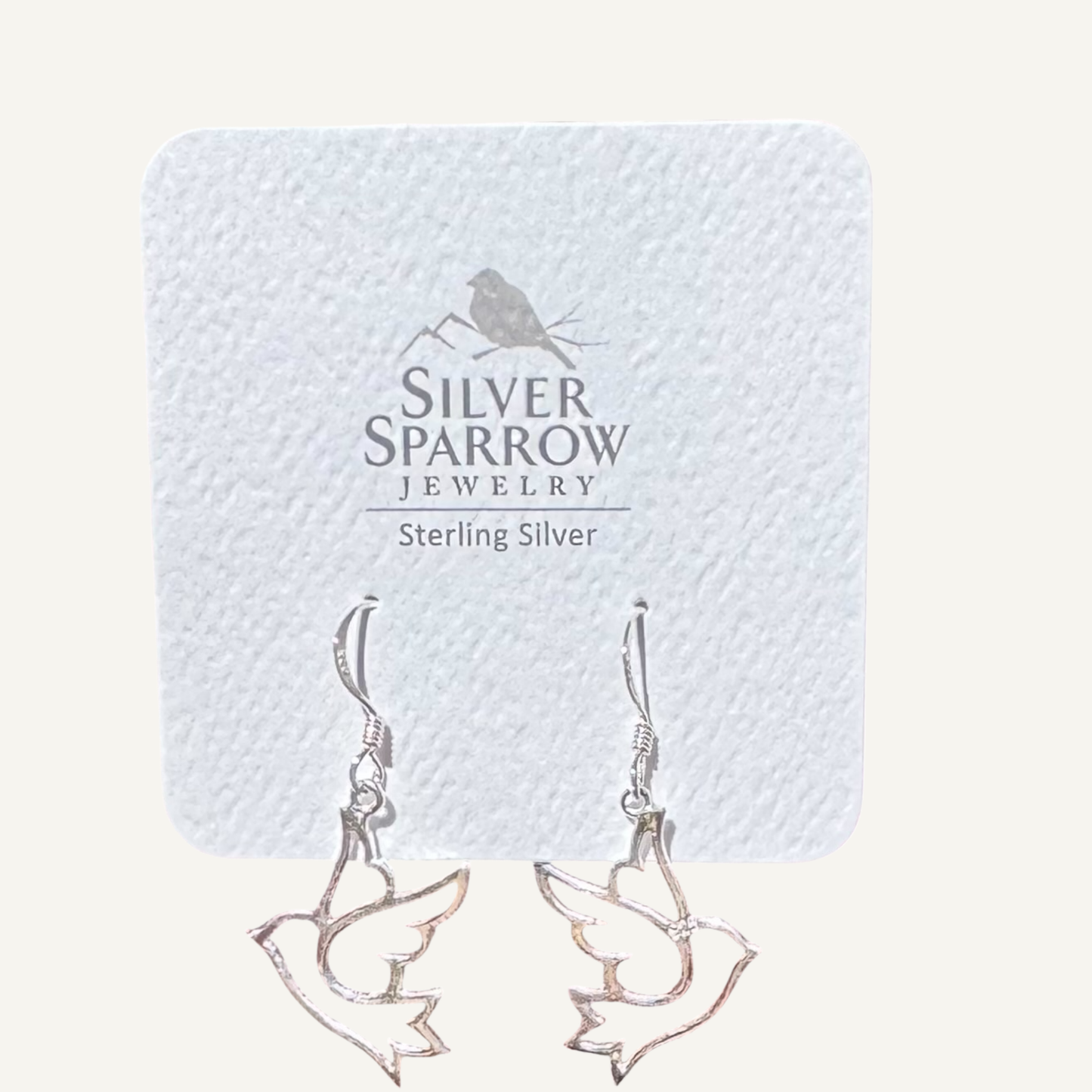 Sterling Bird earrings