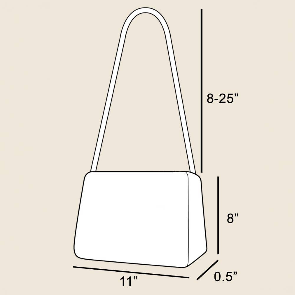Two Tone Woven Envelope Clutch