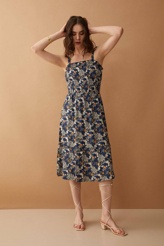 Drop Tier Waist Dress