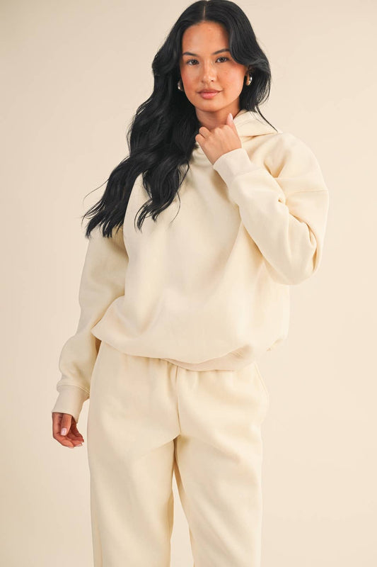Cozy Fleece Oversized Pullover Hoodie