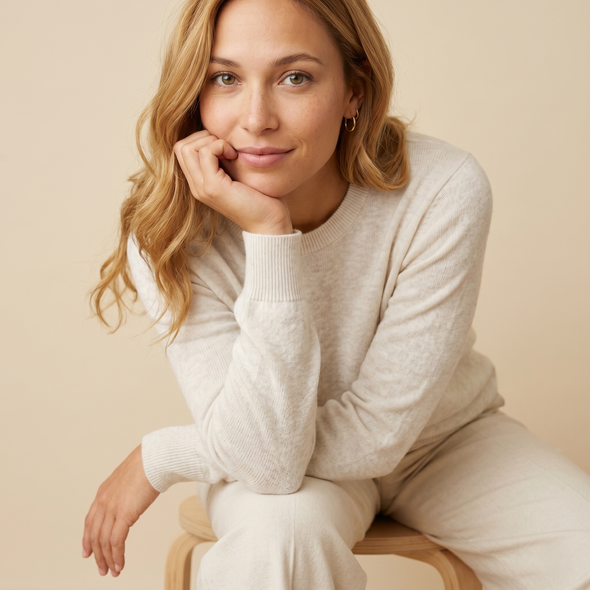 Women's 100% Cashmere Crewneck Sweater - Coming Soon