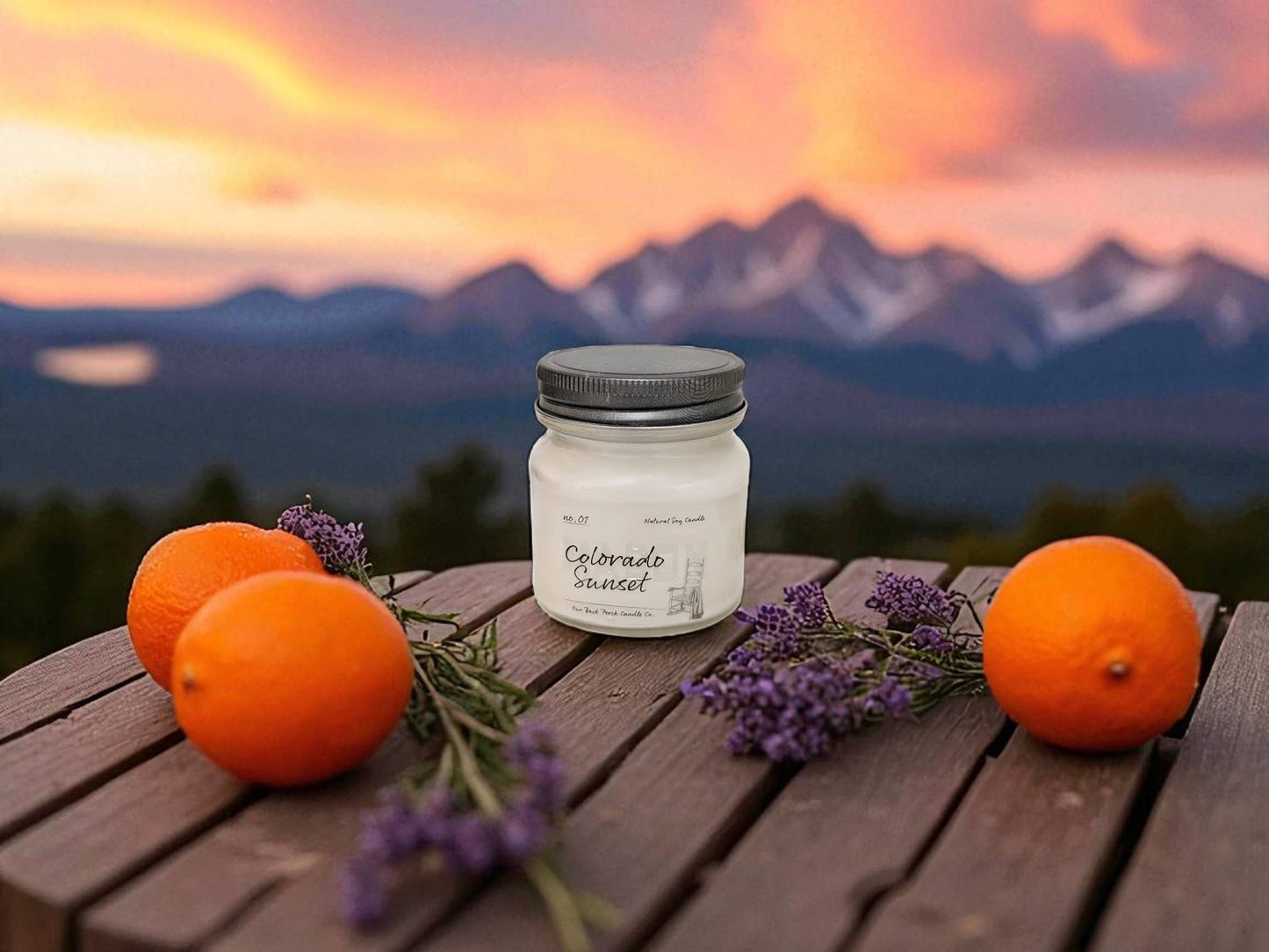 Colorado Sunset Soy Candle