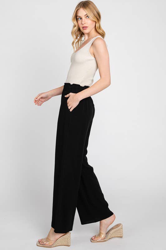 Black Wide Leg Pants