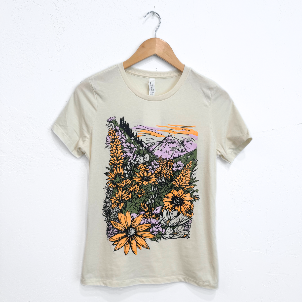 Flower Meadow Ladies Relaxed Tee