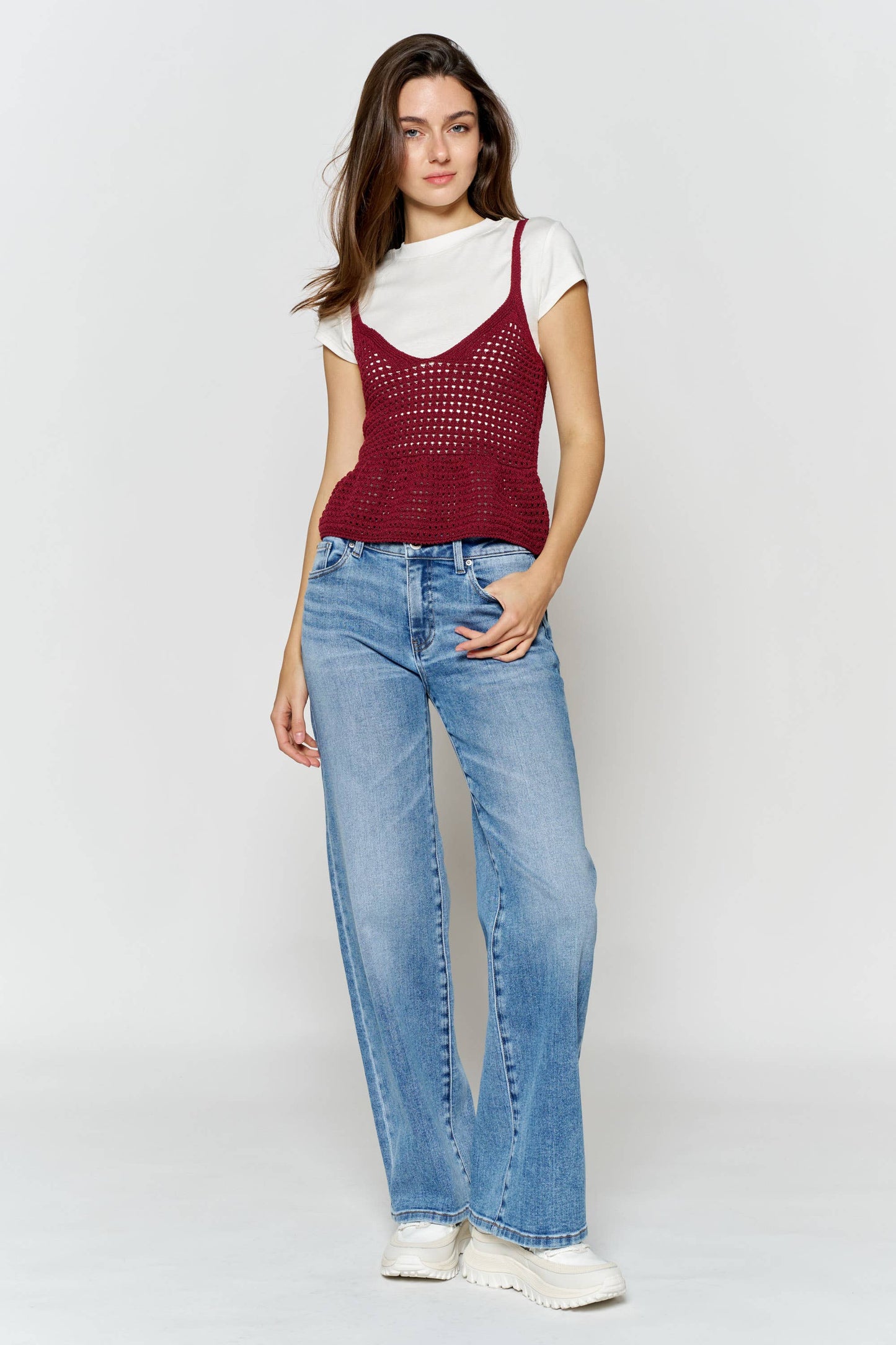 OPEN PACK High Rise Wide Leg Jeans WEP3744