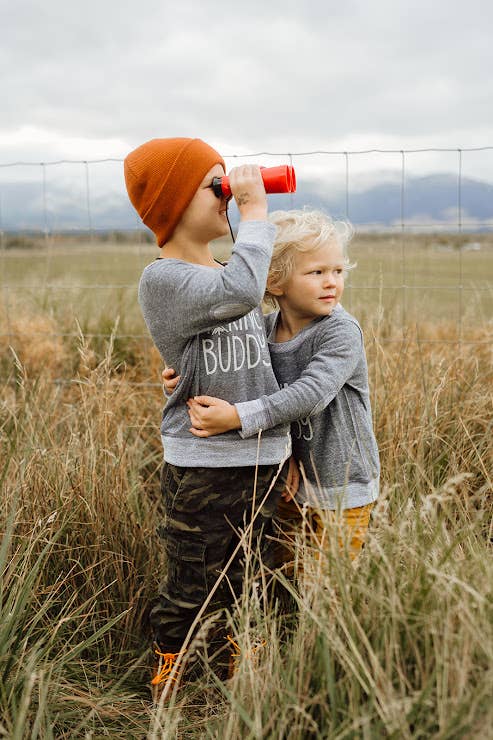 “Hiking Buddy” Long Sleeve w/ Elbow Patches