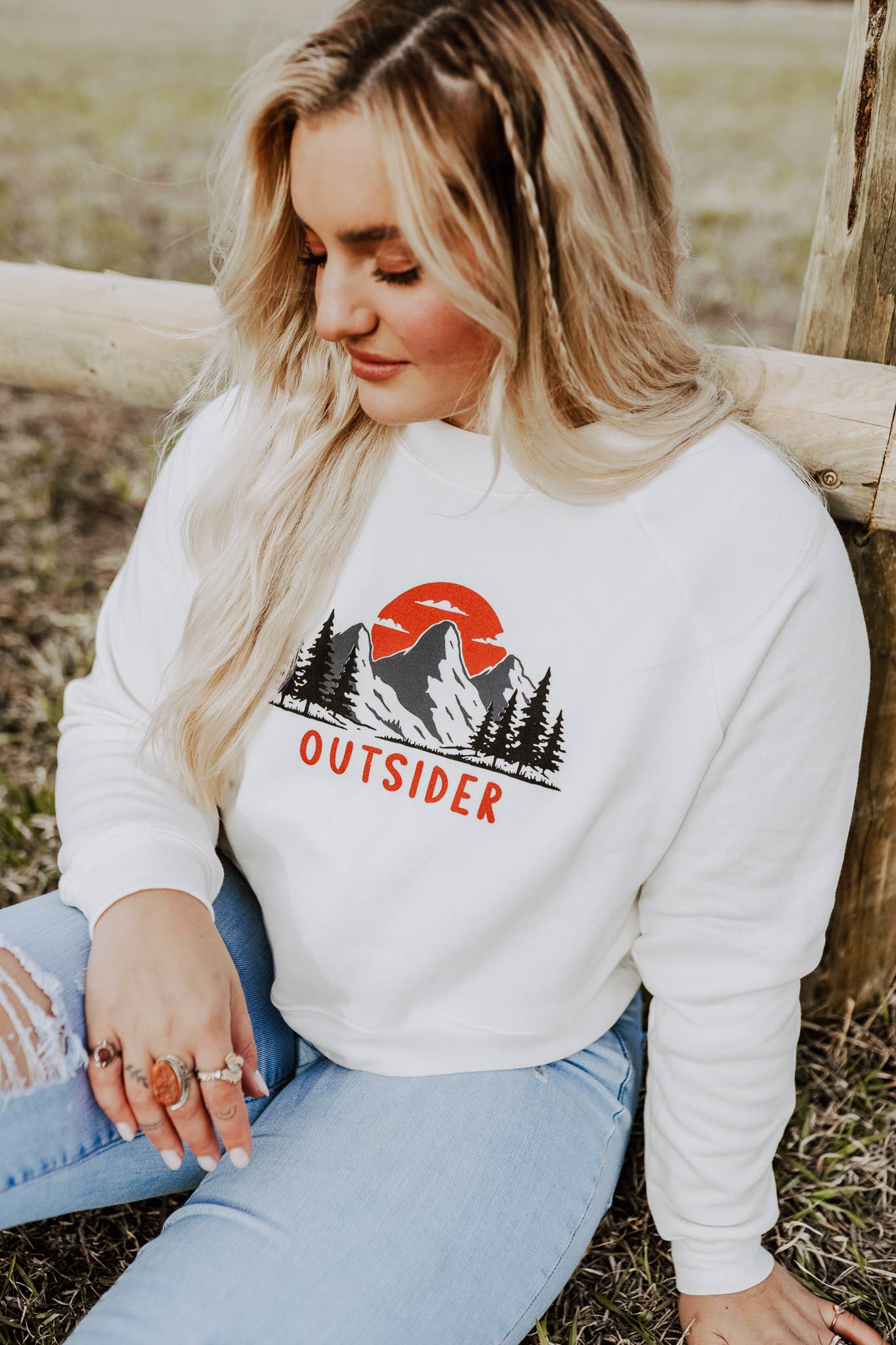 Outsider Ladies Cropped Fleece Pullover