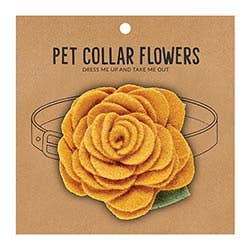 Medium Pet Collar Flower - Marigold