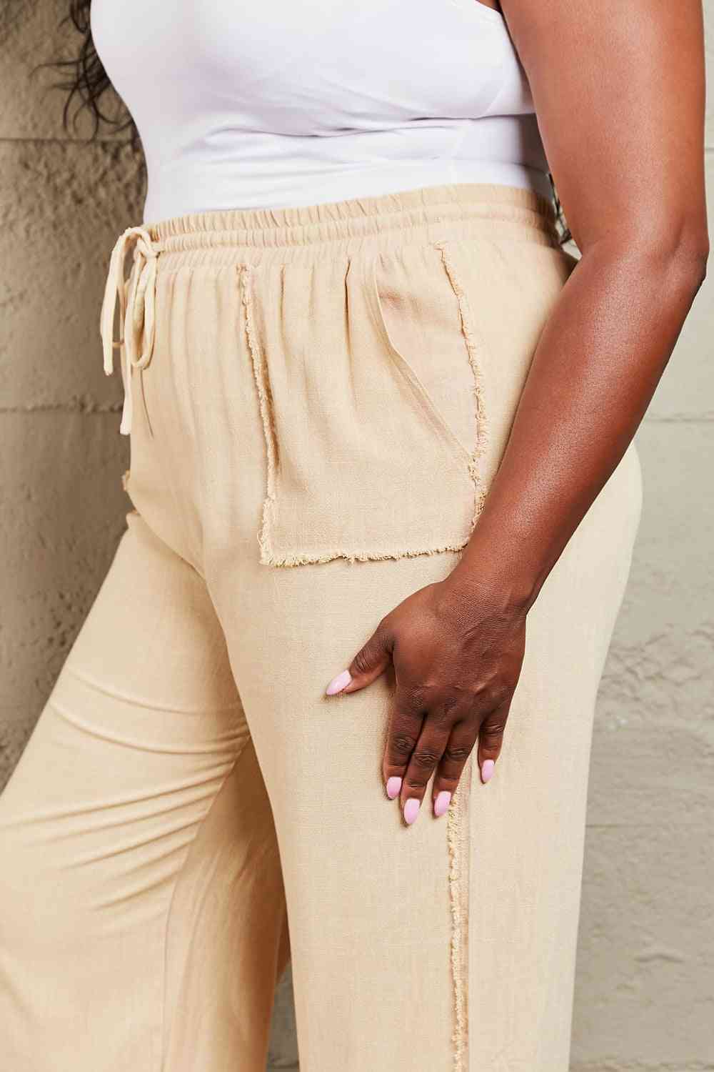 Love Me Mineral Wash Wide Leg Pants