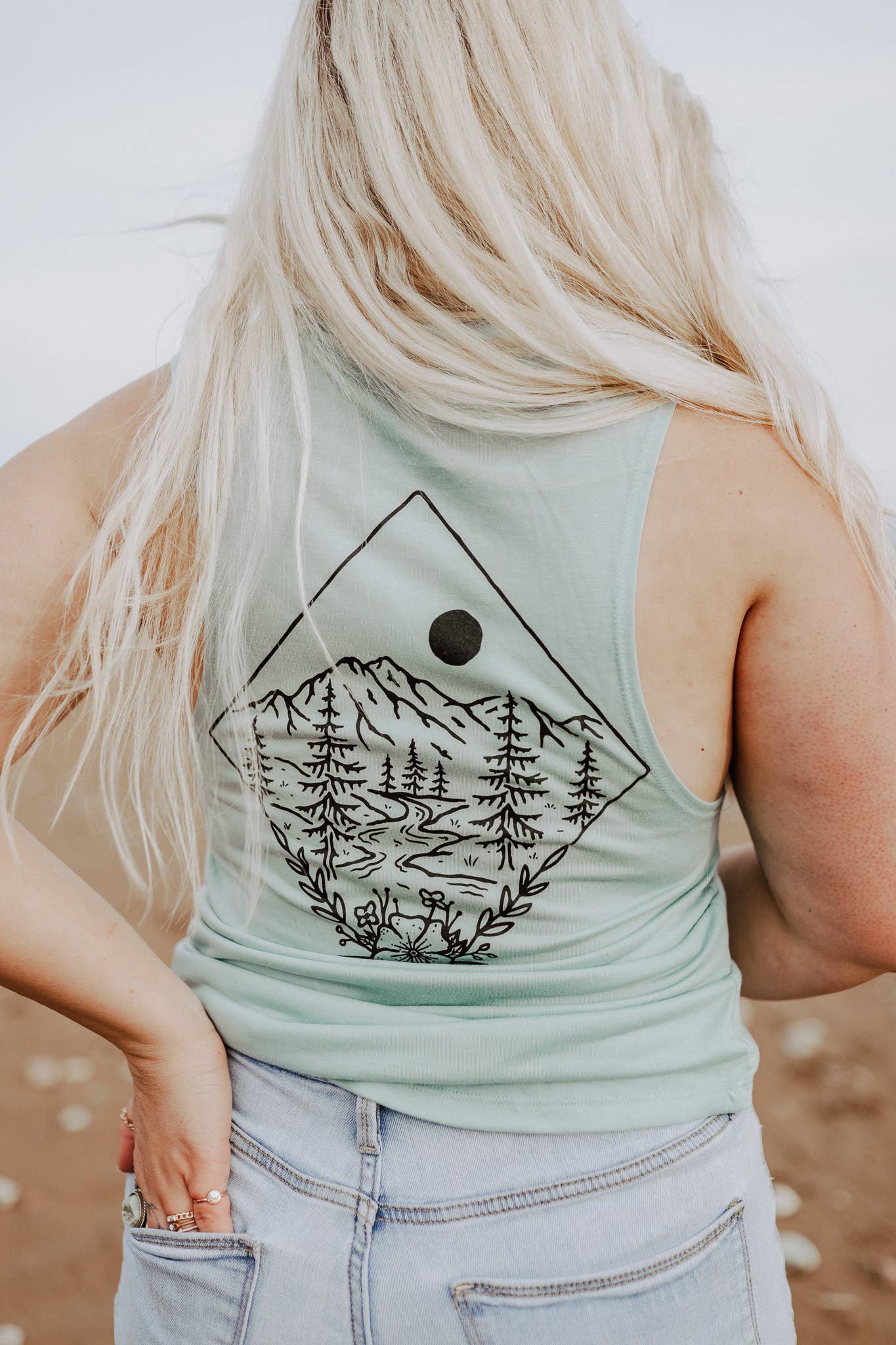 Take me to the Wildflowers Ladies Muscle Tank