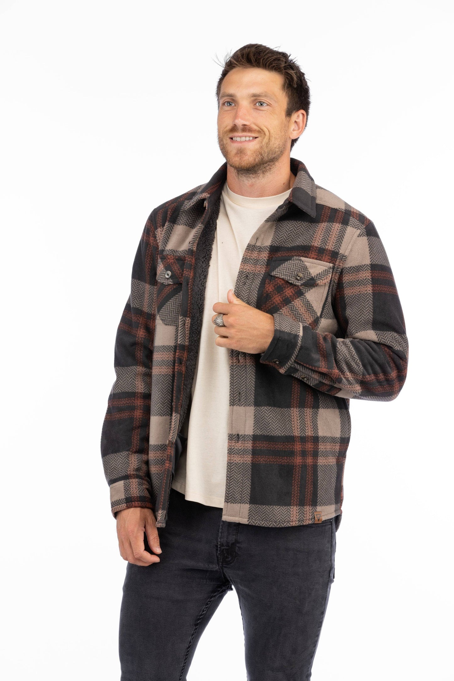 Koda Sherpa Lined Shirt Jacket